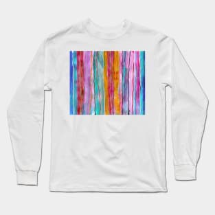 Stripe Pattern Long Sleeve T-Shirt